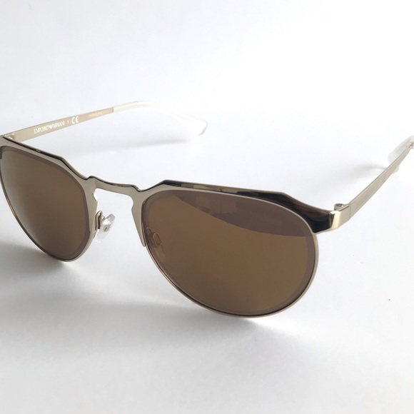 Emporio Armani Sunglasses EA2067 3013 7D Mirror Amazon.com: Armani Exchange Man Sunglasses Shiny Black Frame  main image 3